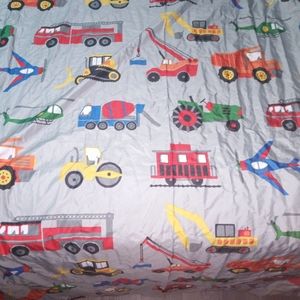 Kids room construction curtains